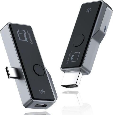Wireless HDMI Transmitter and Receiver,Type-C 3.1 Wireless HDMI Extender Kit Plug & Play 2.4G/5G for Streaming Video/Audio from Phone/Tablet/Laptop(with DP Protocol) to HDTV/Projector/Monitor in Saudi Arabia