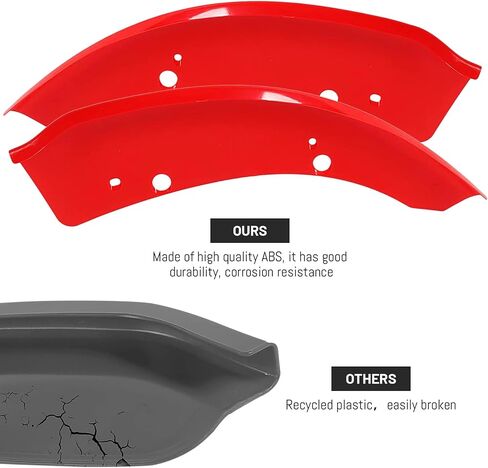 Front Bumper Lip Splitter Protector Compatible with Dodge Charger Hellcat/SRT 392 / Scat Pack/RT Scat Pack/GT/RT 2015-2021, Black, Pack of 2 in Saudi Arabia