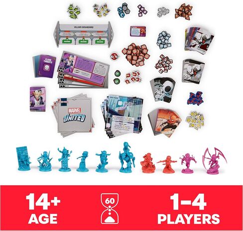 Marvel United Spider-Geddon Strategy Board Game by CMON & Spin Master Games | Spider Man Adult Toy | Spiderman Toy for Adults & Kids Ages 14 and up in Saudi Arabia