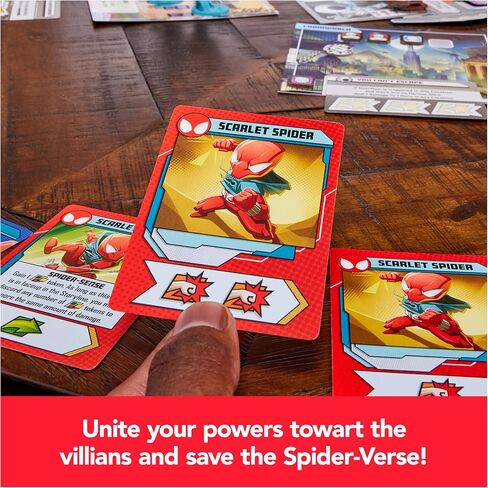 Marvel United Spider-Geddon Strategy Board Game by CMON & Spin Master Games | Spider Man Adult Toy | Spiderman Toy for Adults & Kids Ages 14 and up in Saudi Arabia