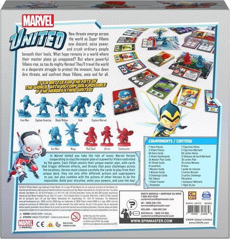 Marvel United Spider-Geddon Strategy Board Game by CMON & Spin Master Games | Spider Man Adult Toy | Spiderman Toy for Adults & Kids Ages 14 and up in Saudi Arabia