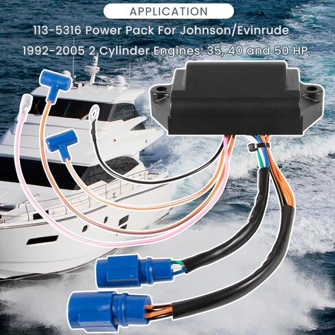 113-5316 حزمة الطاقة لجونسون وإفينرود 2 سلندر 35HP 40HP 50HP 1992-2005 in Kuwait