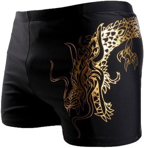 HHD Men's Swimming Trunks Elastic Swimsuit Bottom Shorts Suitable for Beach or Swimming Boxer Trunks in Saudi Arabia