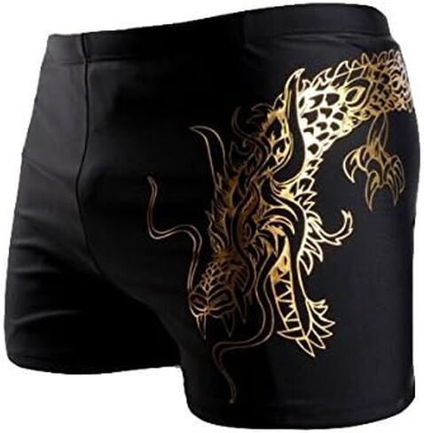 HHD Men's Swimming Trunks Elastic Swimsuit Bottom Shorts Suitable for Beach or Swimming Boxer Trunks in Saudi Arabia