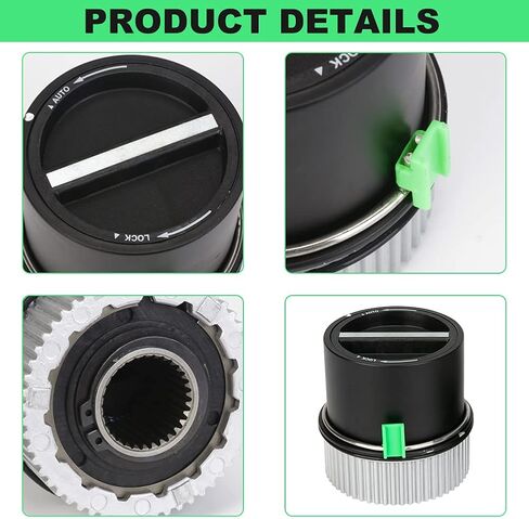 محور قفل تلقائي 4WD 1C3Z-3B396-CB لفورد F250 F350 F450 F550 Super Duty 1999-2004 - محور قفل 4x4 لسيارة Ford Expedition Excursion Lincoln Navigitor 2000-2005 استبدال محور قفل العجلة 600-203 قطعتان in Kuwait