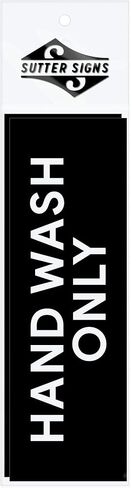 Hand Wash Only Aluminum Signs | Workplace Hygiene Reminder for Restaurants, Commercial Kitchens, Hospitals, Clinics, and Medical Facilities (Pack of 2) in Saudi Arabia