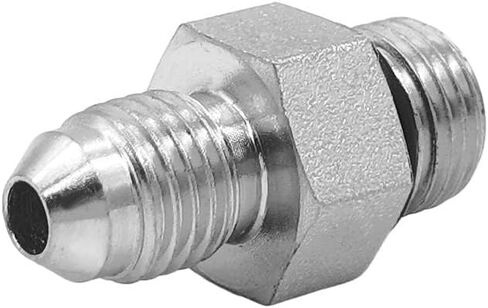 BEITERSTOE (4-PACK) 6400-04-05-O Hydraulic Hose Adapter Fitting 1/4" Male JIC 37° Flare (7/16"-20UNF) × 5/16" Male O-Ring Boss (1/2"-20UNF) SAE Straight Pipe Joints Tube Connector Carbon Steel in Saudi Arabia