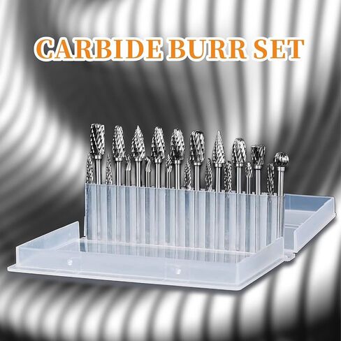 مجموعة شفرات كربيد فيتنتشر متوافقة مع ساق دريميل 1/8 بوصة، 20 قطعة من مجموعات شفرات كربيد القطع لدريميل، مجموعة شفرات دوارة مزدوجة القطع للنحت المعدني والنقش والحفر والتلميع in Kuwait