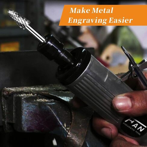 مجموعة شفرات كربيد فيتنتشر متوافقة مع ساق دريميل 1/8 بوصة، 20 قطعة من مجموعات شفرات كربيد القطع لدريميل، مجموعة شفرات دوارة مزدوجة القطع للنحت المعدني والنقش والحفر والتلميع in Kuwait