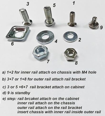 مجموعة السكك الحديدية المنزلقة بمحمل كروي عالمي مقاس 26 بوصة من RackChoice - لهيكل الخادم 2U/3U/4U/5U سعة تحميل هيكل الخادم 85 رطل in Kuwait