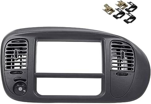 Center Dash Radio Climate BEZEL Panel for Ford F150 Expedition 1997-2003,Air Vent Bezel Trim Grey in Kuwait