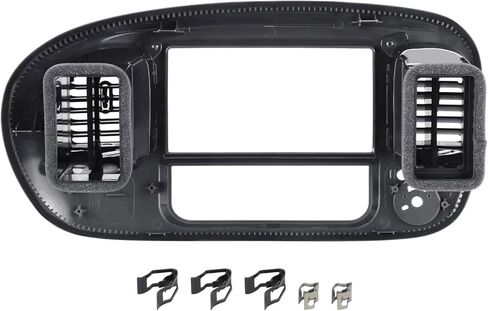 Center Dash Radio Climate BEZEL Panel for Ford F150 Expedition 1997-2003,Air Vent Bezel Trim Grey in Kuwait