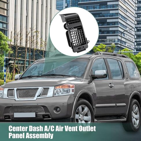 uxcell Center Dash A/C Air Vent Outlet Panel for Nissan Armada 2005-2007 for Nissan Titan 2004-2008 for Infiniti QX56 AC Vent Grille Assembly Left Side No.68421-7S000 in Saudi Arabia