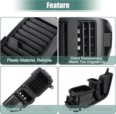 uxcell Center Dash A/C Air Vent Outlet Panel for Nissan Armada 2005-2007 for Nissan Titan 2004-2008 for Infiniti QX56 AC Vent Grille Assembly Left Side No.68421-7S000 in Saudi Arabia