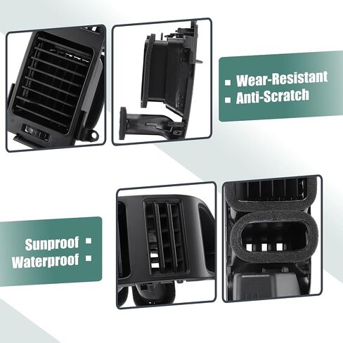 uxcell Center Dash A/C Air Vent Outlet Panel for Nissan Armada 2005-2007 for Nissan Titan 2004-2008 for Infiniti QX56 AC Vent Grille Assembly Left Side No.68421-7S000 in Saudi Arabia