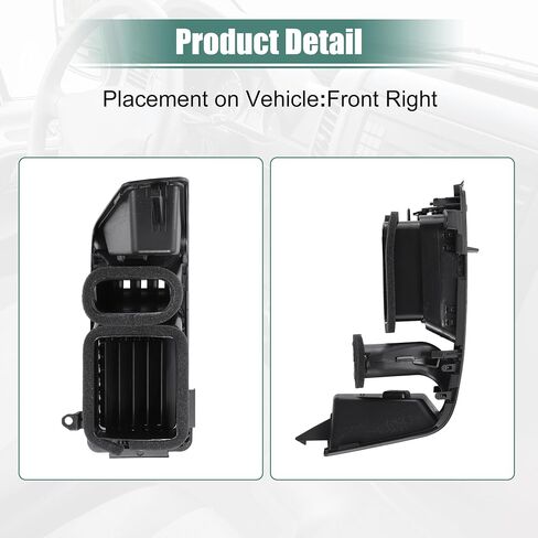 uxcell Center Dash A/C Air Vent Outlet Panel for Nissan Armada 2005-2007 for Nissan Titan 2004-2008 for Infiniti QX56 AC Vent Grille Assembly Left Side No.68421-7S000 in Saudi Arabia