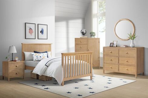 Soho Baby Everlee Crib to Full-Size Bed Conversion Kit, Honey Wood in Saudi Arabia