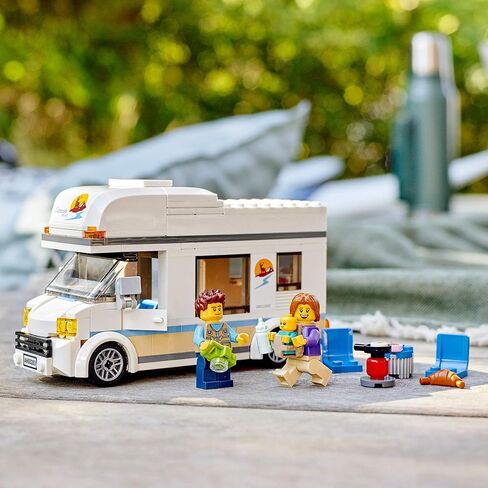 LEGO City Great Vehicles Holiday Camper Van 60283 Toy Car for Kids Ages 5 Plus Years Old, Caravan Motorhome, Gifts for Boys and Girls in Saudi Arabia
