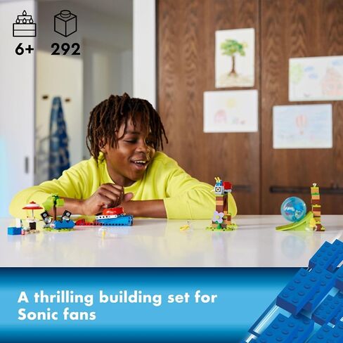 LEGO Sonic the Hedgehog Sonic’s Speed Sphere Challenge 76990 Building Toy Set, Sonic Playset with Speed Sphere Launcher and 3 Sonic Figures, Fun Birthday Gift for Young Fans Ages 6 and Up in Saudi Arabia