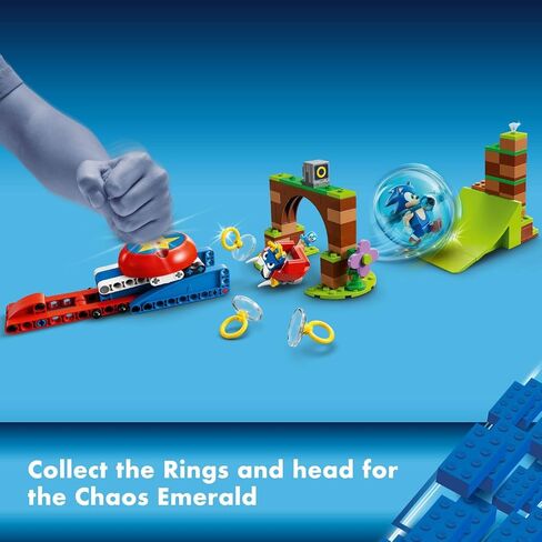 LEGO Sonic the Hedgehog Sonic’s Speed Sphere Challenge 76990 Building Toy Set, Sonic Playset with Speed Sphere Launcher and 3 Sonic Figures, Fun Birthday Gift for Young Fans Ages 6 and Up in Saudi Arabia