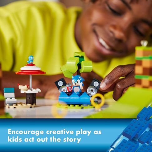 LEGO Sonic the Hedgehog Sonic’s Speed Sphere Challenge 76990 Building Toy Set, Sonic Playset with Speed Sphere Launcher and 3 Sonic Figures, Fun Birthday Gift for Young Fans Ages 6 and Up in Saudi Arabia