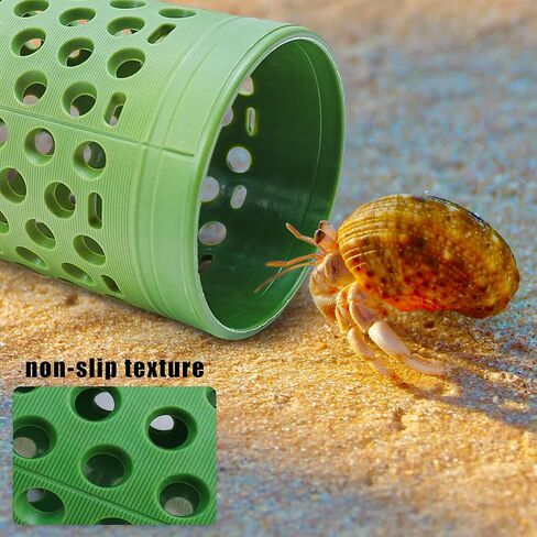 حزمة من 2 ألعاب تسلق السلطعون الناسك، نفق تسلق الزواحف، لوازم السلطعون الناسك مخبأ، ديكور تسلق الزواحف لموئل السلطعون الناسك الصغير أو المتوسط ​​(النفق) in Kuwait