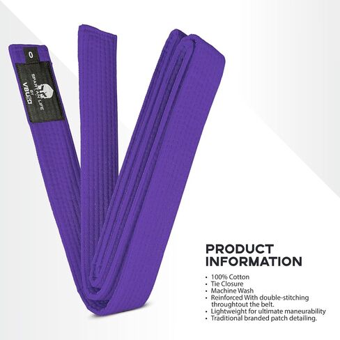 Victorbudo USA Karate Belt, All-Purpose Martial Arts Belt, Judo, Taekwondo Belt, Durable MMA Color Rank TKD Belt Size 0-6. in Saudi Arabia