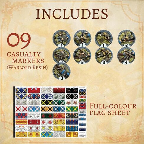 Wargames Delivered Pike & Shotte Epic Battles Scots Covenanters Starter Army - 3 Regiments Frame Guns, Dismounted, Mounted Dragoons, Lancers, Bases & Flag, Action Figures Kit by Warlord Games in Saudi Arabia
