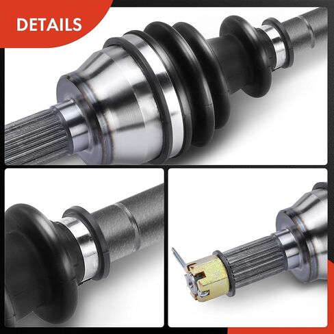 A-Premium Pair (2) Front CV Axle Shaft Assembly Compatible with Polaris RZR 900 2015-2020, RZR Trail 900 2021-2022, Driver and Passenger Side in Saudi Arabia