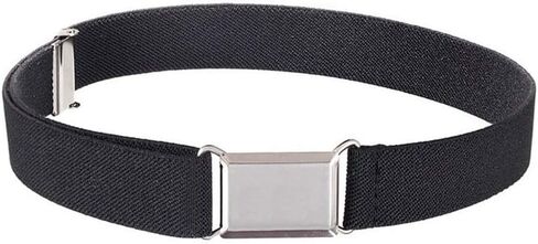 ZoneStar Fashion Boys Girls Kids and Baby Magnetic Belt Adjustable Elastic Dress Stretch Belt with Silver Buckle in Saudi Arabia
