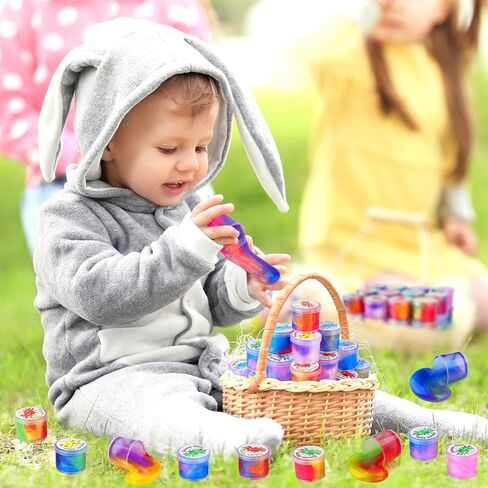 20 Pack Galaxy Slime, Slime Party Favors for Kids Unicorn Slime Goodie Bag Easter Basket Stuffers Birthday Gifts Class Prizes Girls Boys Adults Stress Relief Toys Super Soft Non-Sticky Putty in Saudi Arabia