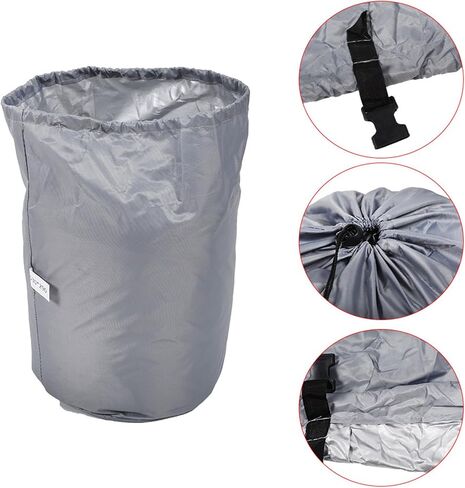 WFLNHB 20-22Ft 210D Heavy Duty Trailerable Grey Boat Cover Replacement for V-Hull Fishing Boat Tri-Hull Runabout Bass Boat in Saudi Arabia