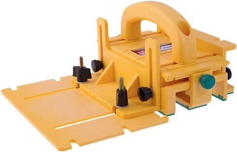 طاولة توجيه Bosch Benchtop للتوجيه الدقيق مع سياج قابل للتعديل - محطة عمل خشبية قوية - حزمة تصميم محمولة مع Microjig Grr-Ripper Advanced 3D Pushblock (عنصران) in Kuwait