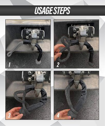ESEWALAS 2Pcs Soft Shackle,Car Accessories Winch Accessories,Light Weight Towing Strap Soft Shackles with Extra Sleeves,1/2"x 22"(55,000lbs Breaking Strength) Rope Shackle for SUV Off Road Towing ATV in Saudi Arabia