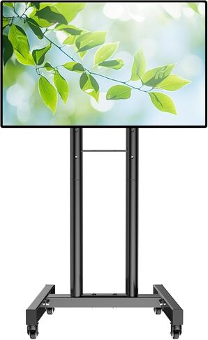 SHTUMEC Mobile TV Cart for 26"-60" 4K LCD LED TVs & Monitors,Rolling TV Stand Max VESA 400x400mm,Holds up to 88 Lbs,32 37 39 40 42 43 50 55 58 inch Mobile TV Trolley,Floor Standing TV Mobile Bracket in Saudi Arabia