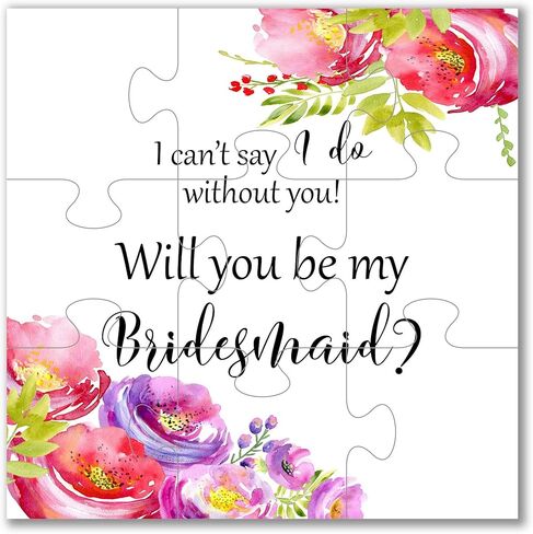 Will you be my Bridesmaid Proposal Puzzle Bridesmaid Gift in Saudi Arabia