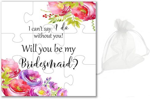 Will you be my Bridesmaid Proposal Puzzle Bridesmaid Gift in Saudi Arabia