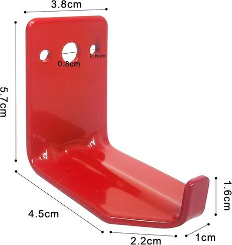 4 Pack of Fire Extinguisher Mount, Wall Hook Fire Extinguisher Bracket up to 40 lbs Extinguishers Suitable for Big and Small Fire Extinguisher Holder for Dry Chemical and Water Extinguishers in Saudi Arabia