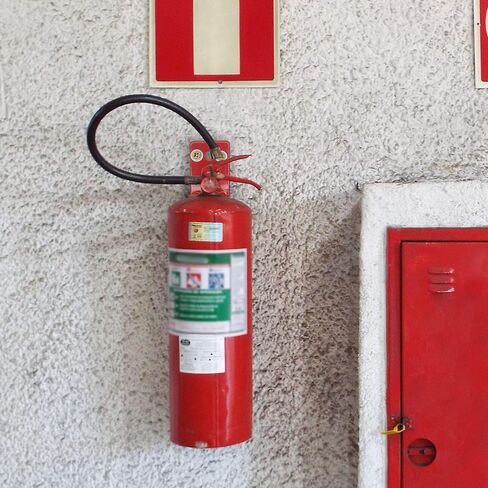 4 Pack of Fire Extinguisher Mount, Wall Hook Fire Extinguisher Bracket up to 40 lbs Extinguishers Suitable for Big and Small Fire Extinguisher Holder for Dry Chemical and Water Extinguishers in Saudi Arabia