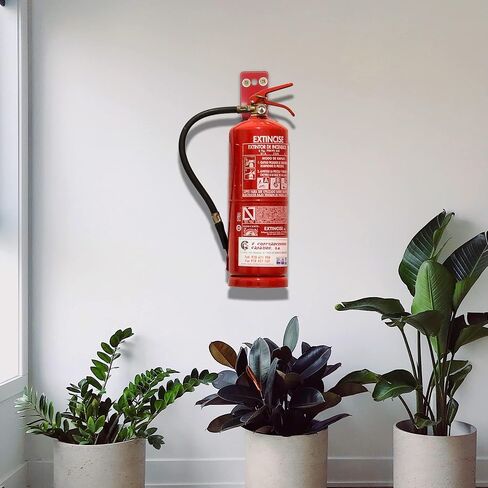 4 Pack of Fire Extinguisher Mount, Wall Hook Fire Extinguisher Bracket up to 40 lbs Extinguishers Suitable for Big and Small Fire Extinguisher Holder for Dry Chemical and Water Extinguishers in Saudi Arabia