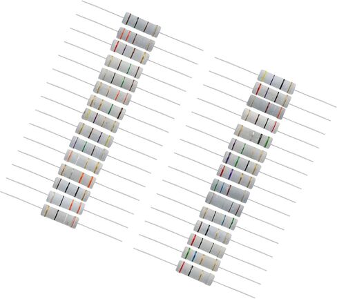 PATIKIL 5 واط 0.1-750 أوم مقاوم فيلم الكربون، 150 قطعة 30 قيمة مجموعة متنوعة من المقاومات 5% التسامح للمشاريع والتجارب التي تصنعها بنفسك in Kuwait