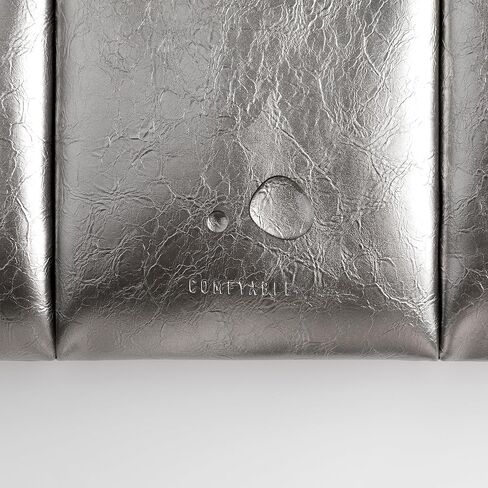 حقيبة مريحة للكمبيوتر اللوحي متوافقة مع iPad Air 10.9، iPad Pro 11 بوصة، iPad 10.9، iPad Mini، S8، حقيبة حمل الكمبيوتر اللوحي مع حزام حول الجسم للنساء، فضي in Kuwait