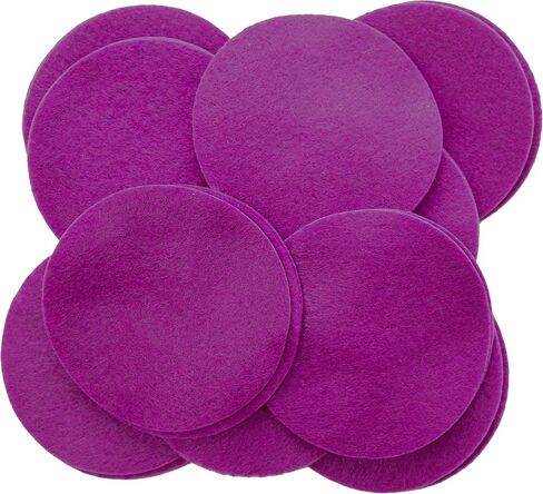 Playfully Ever After Magenta Craft Felt Circles (5 Inch - 18pc) in Saudi Arabia