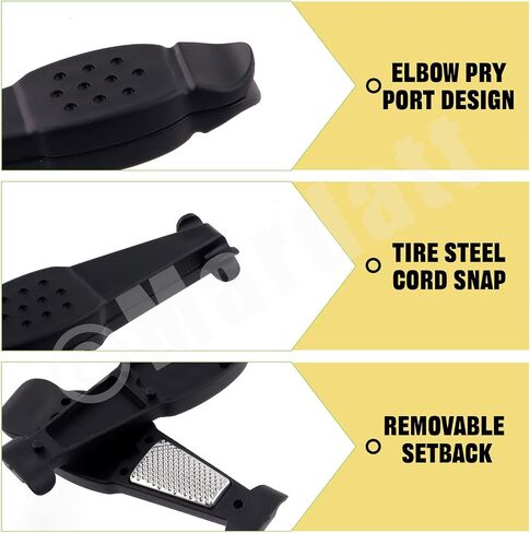 Mardatt 20Pcs Bike Repair Tool Kit Includes Bone Wrench, Ratchet Wrench, Magnetic Screwdriver Bit Holder with Bits, Tire Lever Patches Emergency Bike Repair Kit for Road Mountain Bike in Saudi Arabia