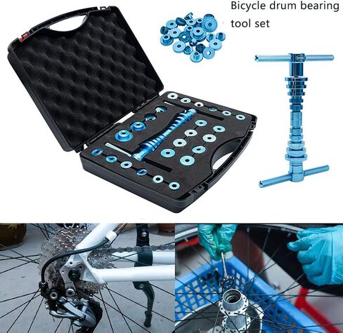 Bicycle Bearing Press Set, Turning Point For Wheels Hub Universal Cycle Bearing Press Set Soft Tail Frame Easy To Store and Conveninet to Use, Nice Tools for Bicycle Repair in Saudi Arabia