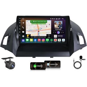 5GWiFi Android13 Car Radio for Ford Escape 2013 2014 2015 2016 2017 2018 2019,Android TouchScreen Radio Replacement with Carplay Andriod Auto Support GPS SWC BT FM Backup Camera 2G+64G in Kuwait