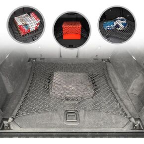 Floor Style Trunk Cargo Net Black for BMW X5 G05 2020-2024 - Car Accessories - Premium Trunk Organizers and Storage - Cargo Net for SUV - Vehicle Carrier Organizer for BMW X5 G05 in Kuwait