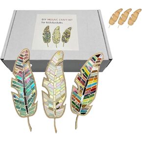 TATREBCRE DIY Mosaic Kit for Adults & Kids – Feather, Bird, Cat & Heart Designs – Christmas Gift Arts and Crafts Kit with Grout & Tools – Easy Mosaic Craft for Beginners (Love) in Saudi Arabia