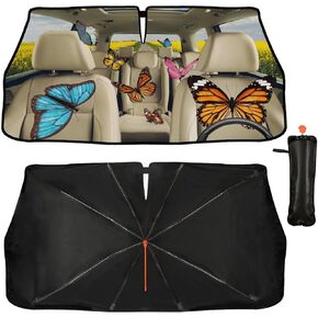 Raccoon Car Windshield Sunshade Umbrella Funny Raccoon Sun Shade Umbrella for Car Raccoon Foldable Car Window Shades Windshield Sun Shades Umbrella Cover 57 x 30 in in Saudi Arabia