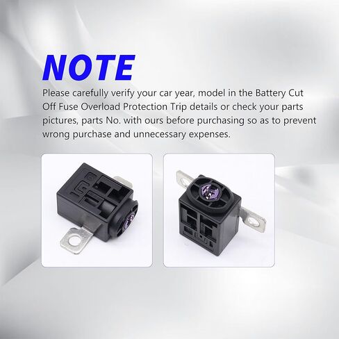 Battery Fuse Box Overload Protection Trip Compatible with Audi A3 A4 A5 A6 A8 Q5 Q7 TT RS4 RS5 RS6 RS7 VW Arteon Golf Passat Polo Touareg Replaces# 4F0915519 8P0937548 4F0915457 8J0915459 in Saudi Arabia